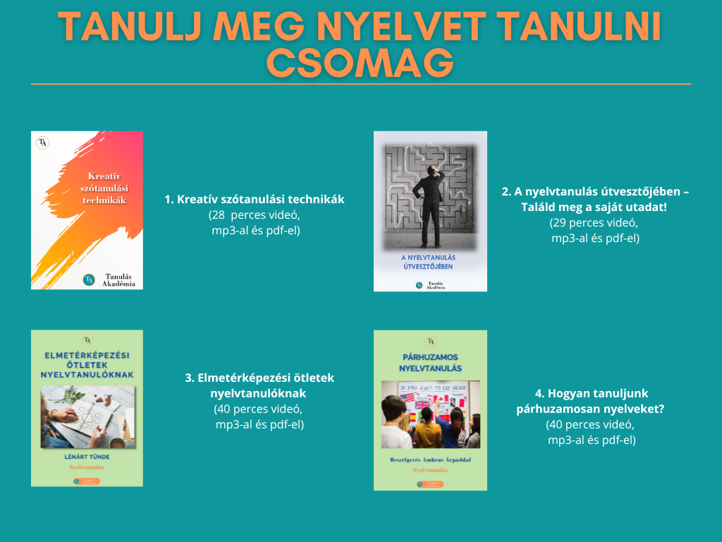 TANULJ MEG NYELVET TANULNI CSOMAG