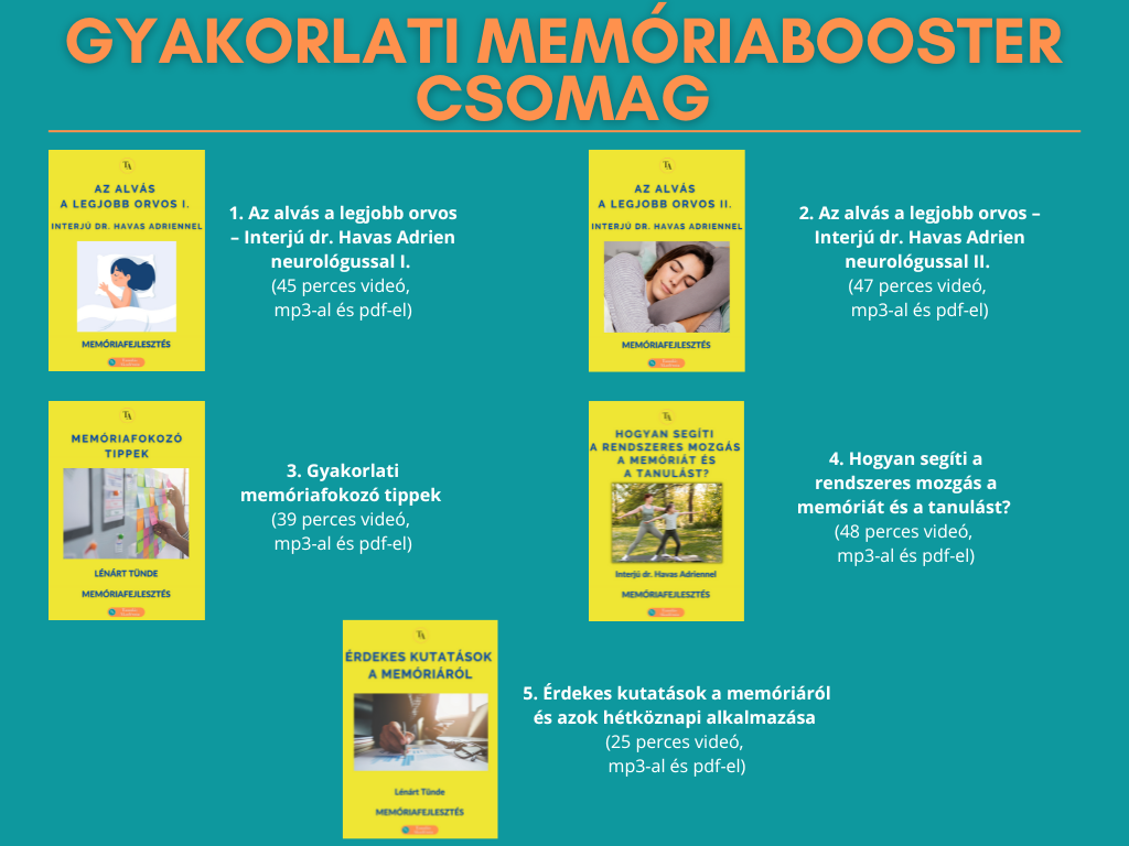 GYAKORLATI MEMÓRIABOOSTER CSOMAG